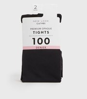 New Look Curves Black 100 Denier Premium Opaque Tights